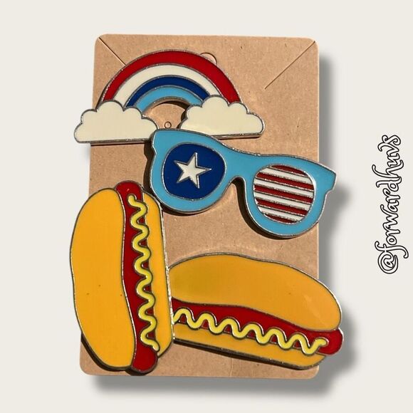 Bundle Sale 3 for $15 | Summertime Pins x 4 - Picture 1 of 9